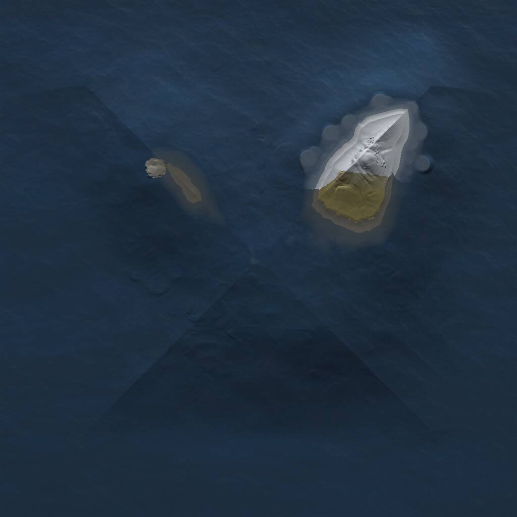 Rust Map: Procedural Map, Size: 1000, Seed: 50963608, 1 Monuments