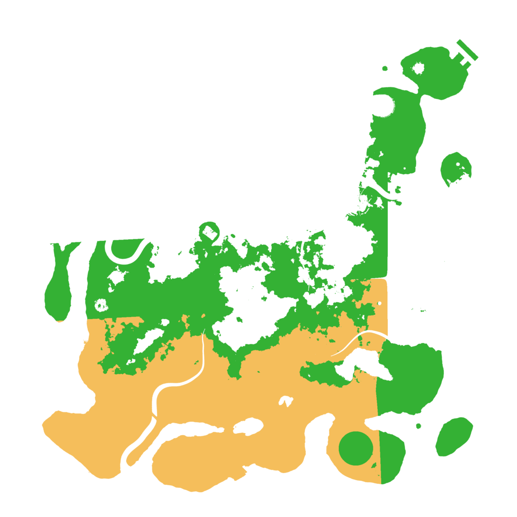 Biome Rust Map: Procedural Map, Size: 4000, Seed: 1356441558