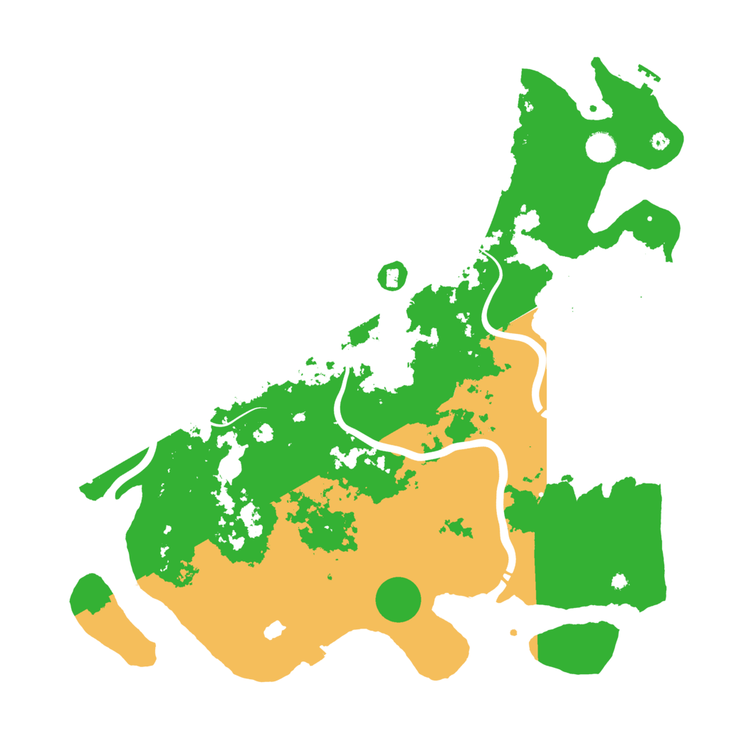Biome Rust Map: Procedural Map, Size: 4250, Seed: 1998103186