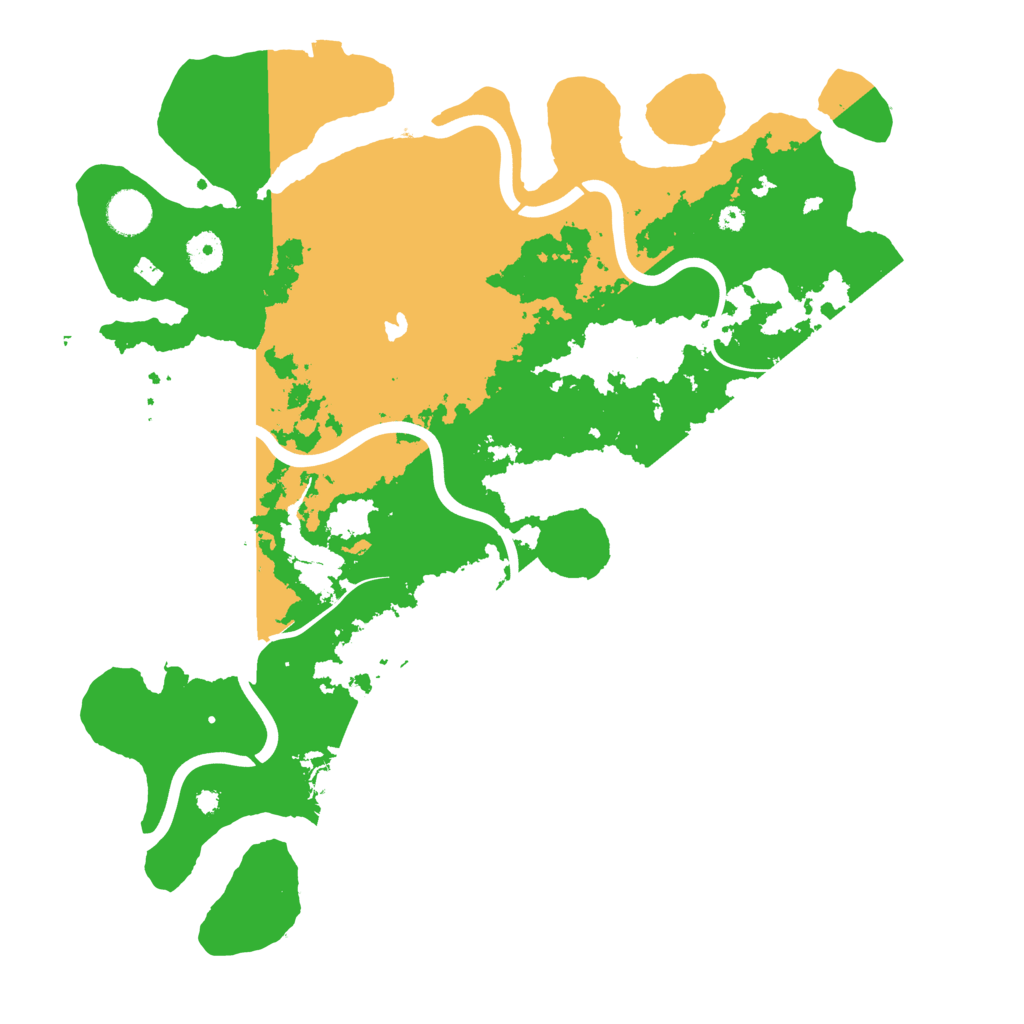 Biome Rust Map: Procedural Map, Size: 4000, Seed: 195366