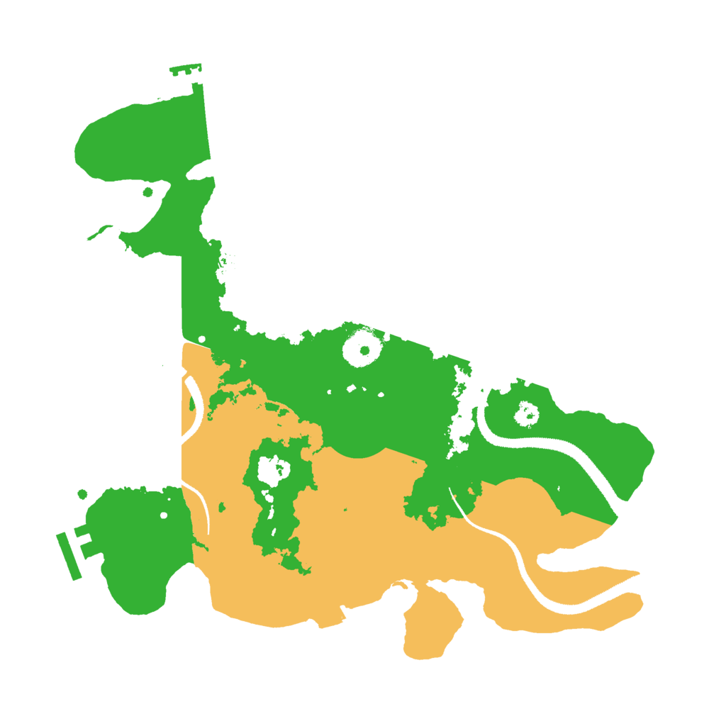 Biome Rust Map: Procedural Map, Size: 3000, Seed: 455506540