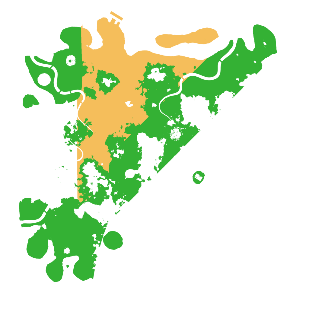 Biome Rust Map: Procedural Map, Size: 4500, Seed: 74259000