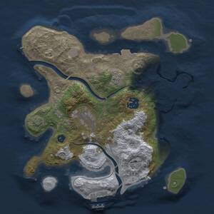 Thumbnail Rust Map: Procedural Map, Size: 2700, Seed: 1786017680, 8 Monuments