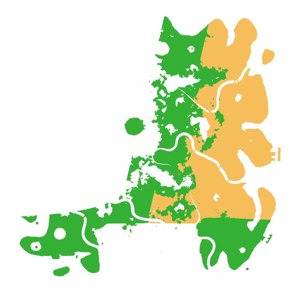 Biome Rust Map: Procedural Map, Size: 4500, Seed: 1006052574