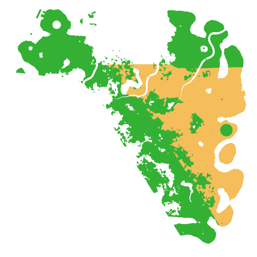 Biome Rust Map: Procedural Map, Size: 5500, Seed: 1227577795