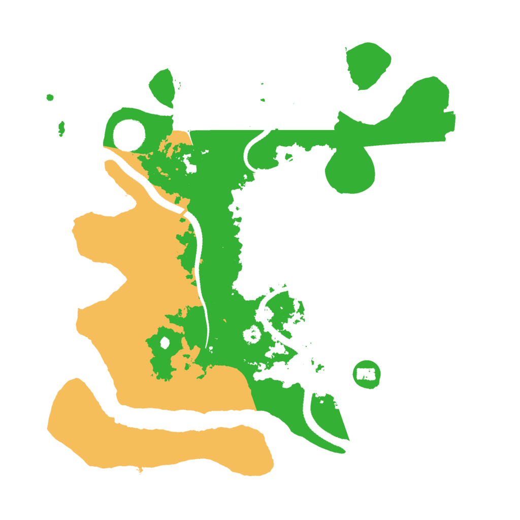 Biome Rust Map: Procedural Map, Size: 3000, Seed: 25329