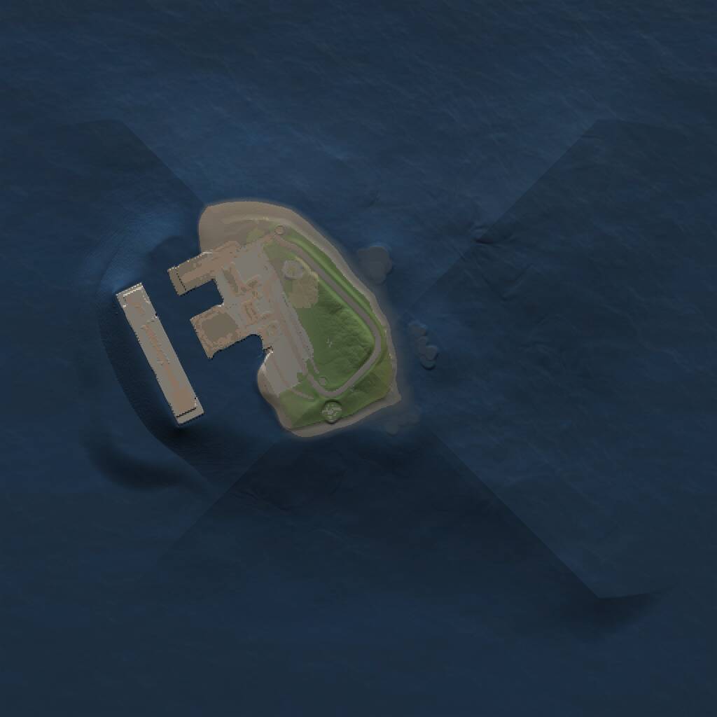 Rust Map: Procedural Map, Size: 1000, Seed: 599698770, 2 Monuments