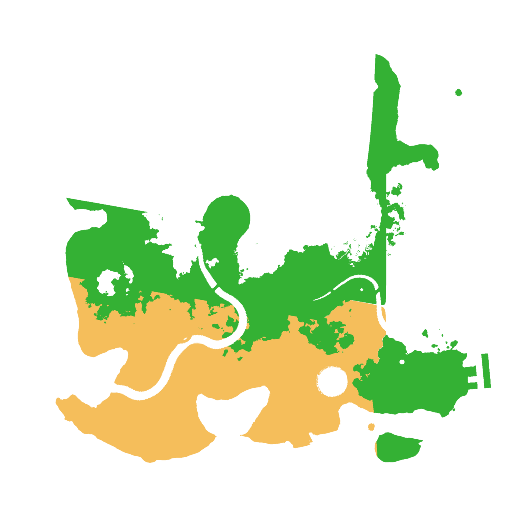 Biome Rust Map: Procedural Map, Size: 3000, Seed: 6332
