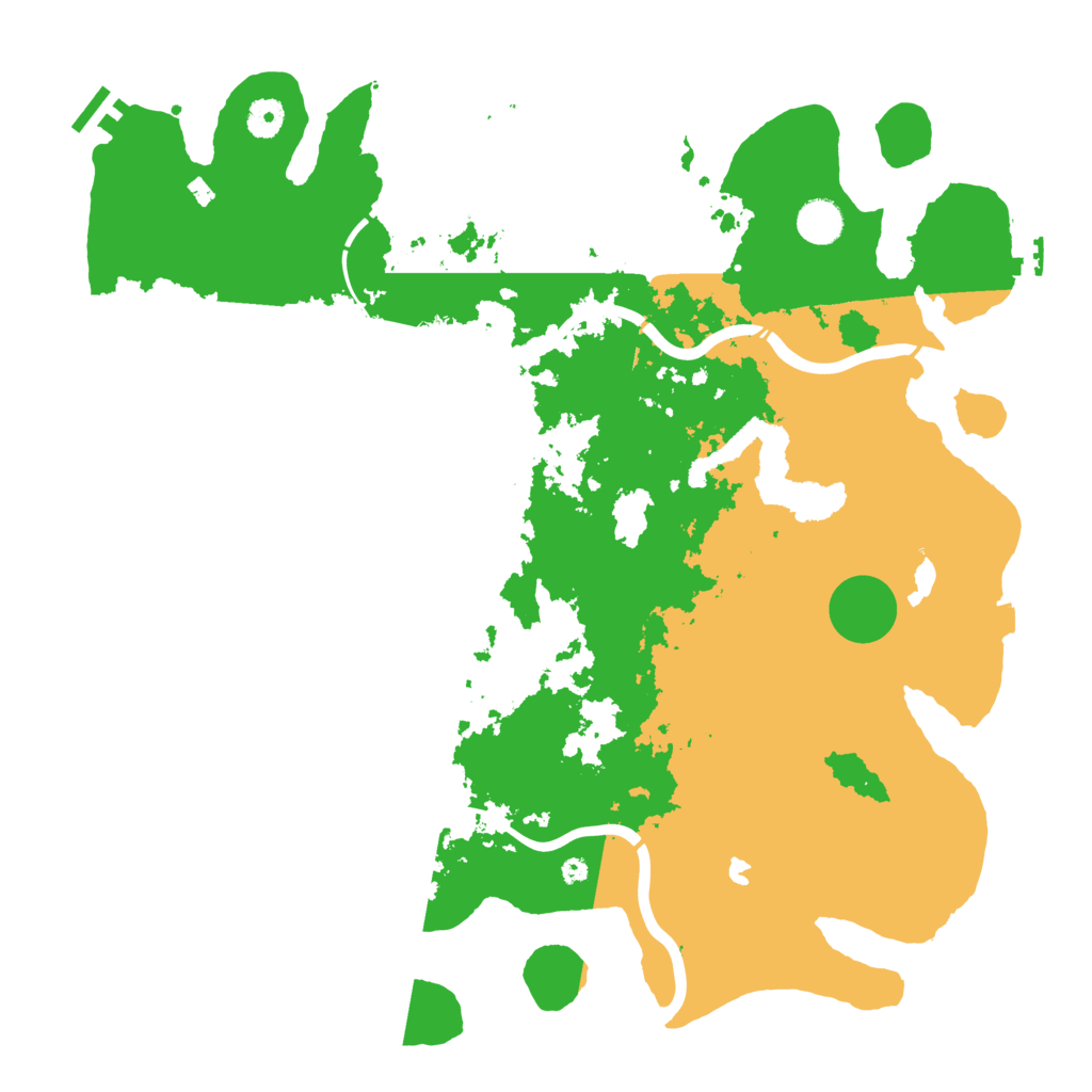 Biome Rust Map: Procedural Map, Size: 4250, Seed: 54714462