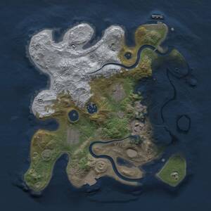 Thumbnail Rust Map: Procedural Map, Size: 3000, Seed: 331314427, 12 Monuments