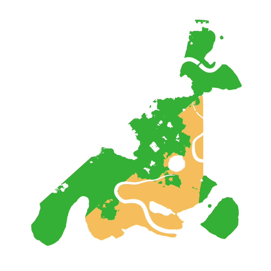 Biome Rust Map: Procedural Map, Size: 3000, Seed: 331314427