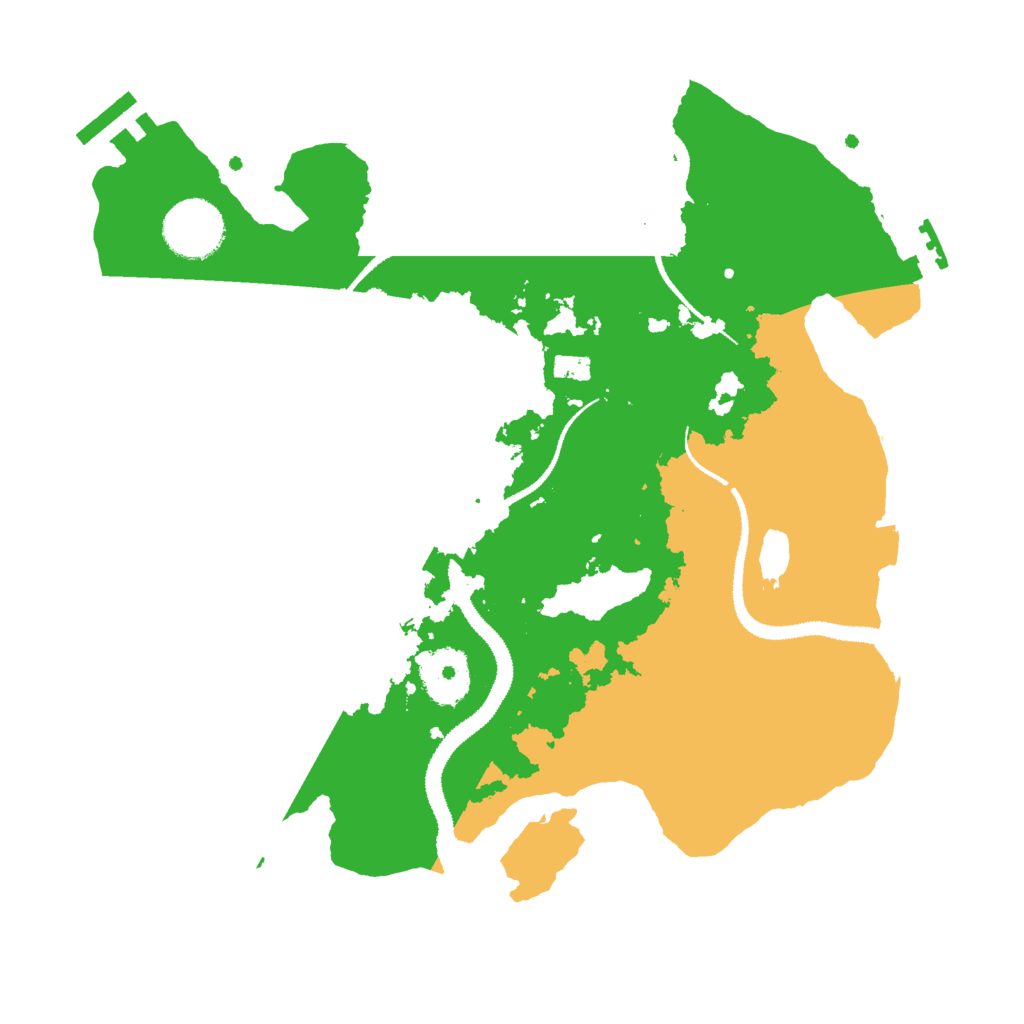 Biome Rust Map: Procedural Map, Size: 3000, Seed: 1415509577