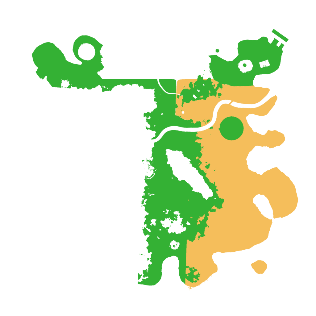 Biome Rust Map: Procedural Map, Size: 3500, Seed: 948489478
