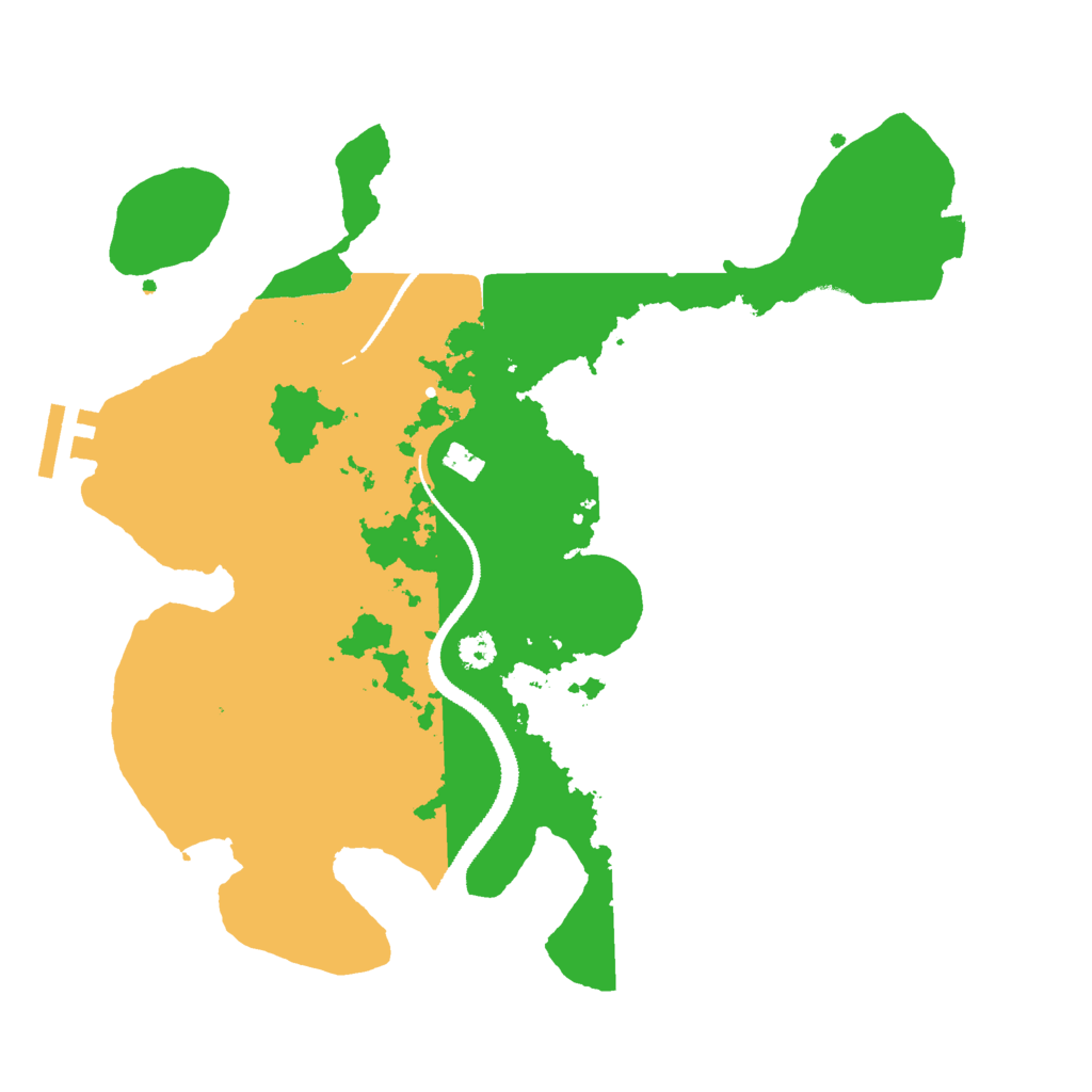 Biome Rust Map: Procedural Map, Size: 3000, Seed: 421115347