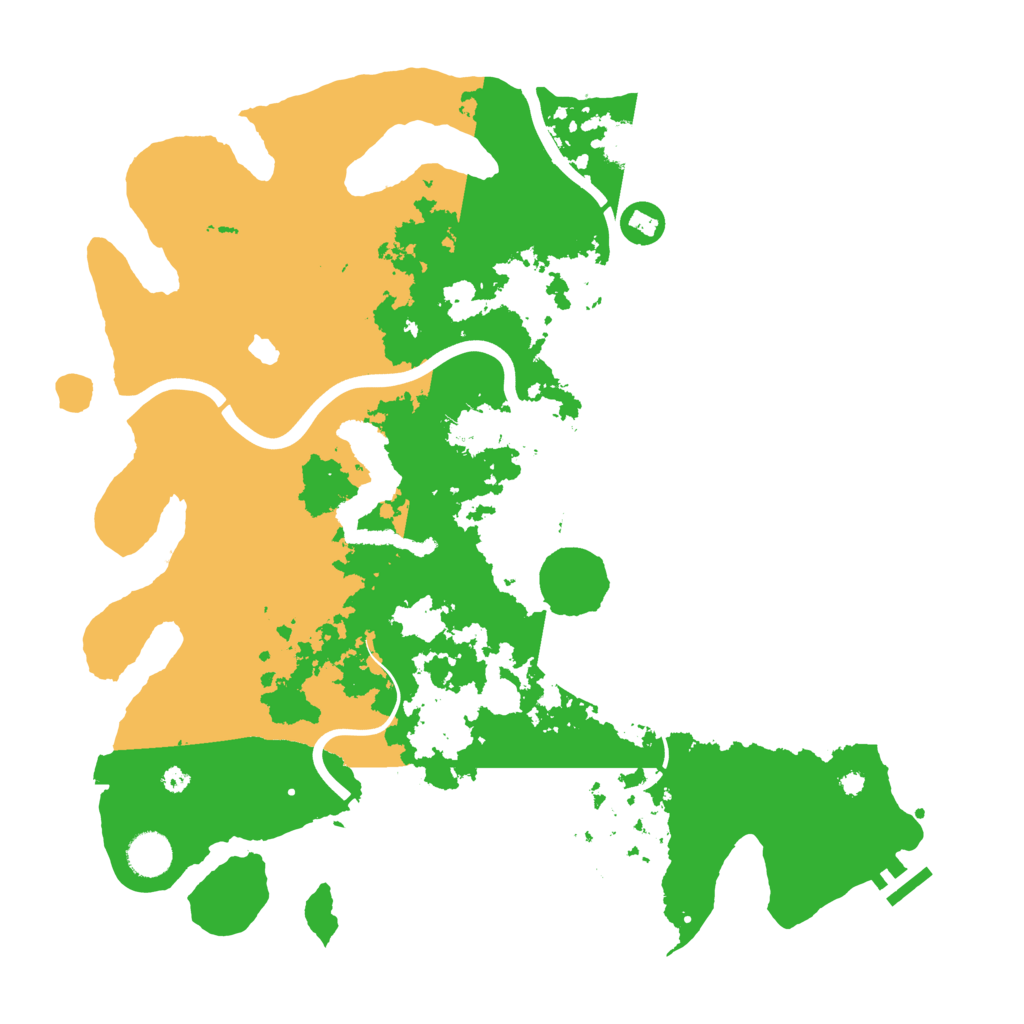 Biome Rust Map: Procedural Map, Size: 4000, Seed: 35362