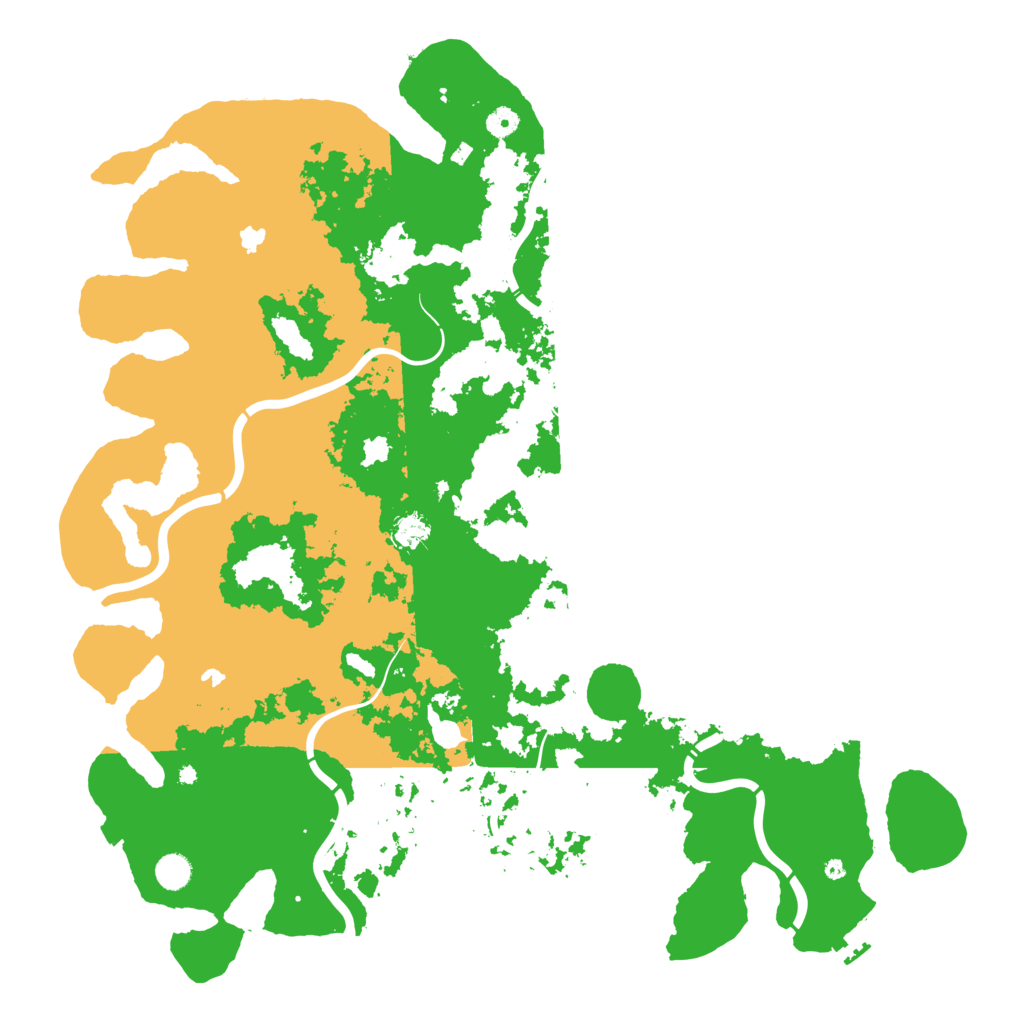 Biome Rust Map: Procedural Map, Size: 5000, Seed: 1939830622