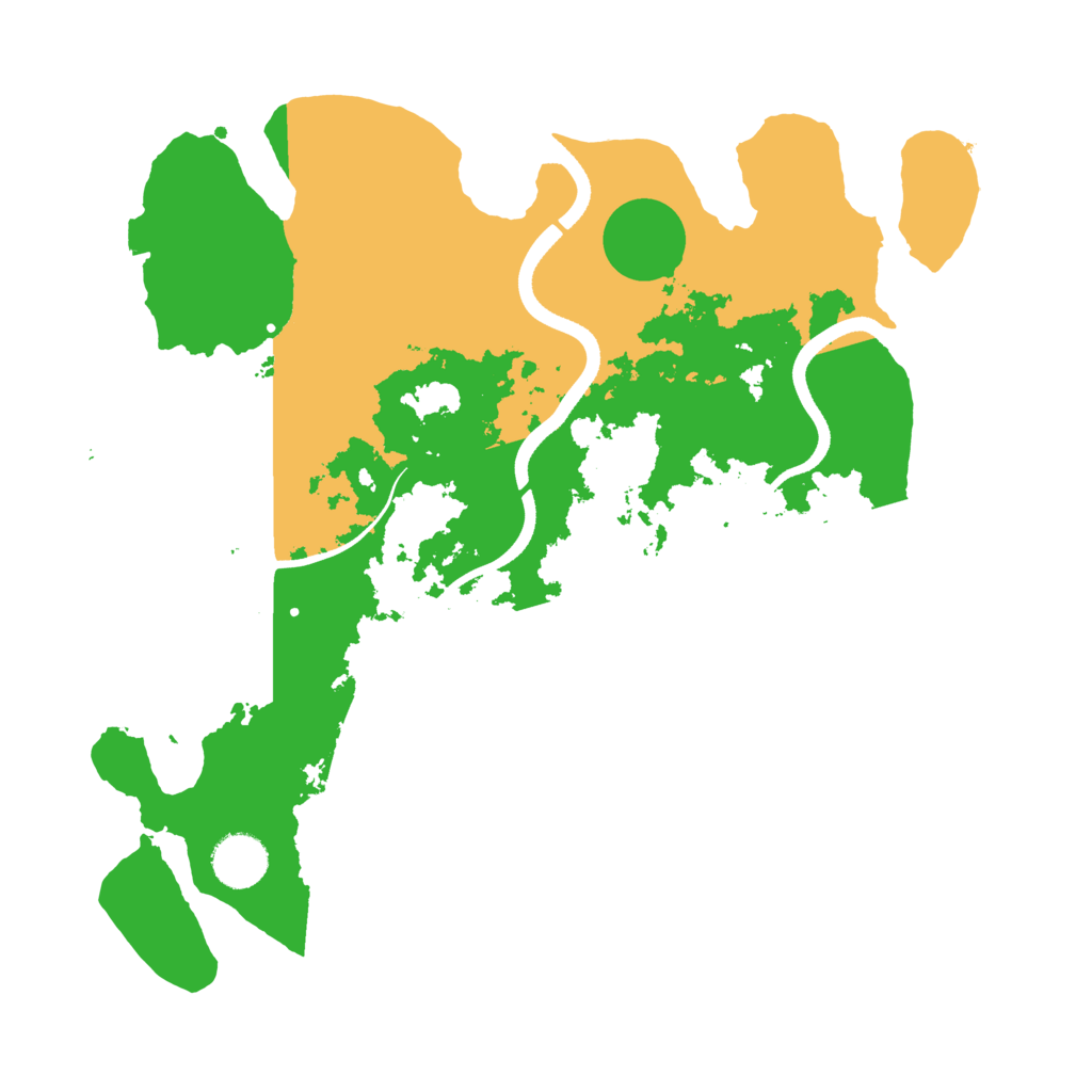 Biome Rust Map: Procedural Map, Size: 3500, Seed: 211566689