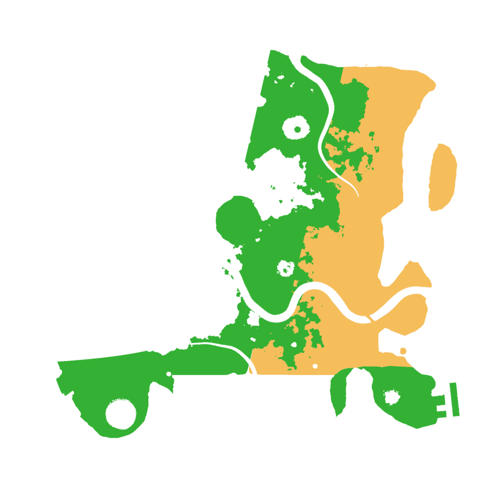 Biome Rust Map: Procedural Map, Size: 3000, Seed: 278017161