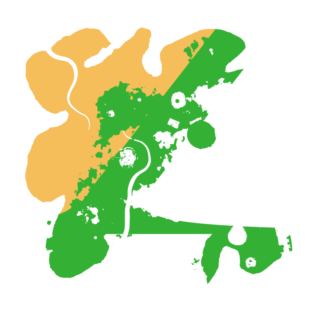 Biome Rust Map: Procedural Map, Size: 3000, Seed: 192462079