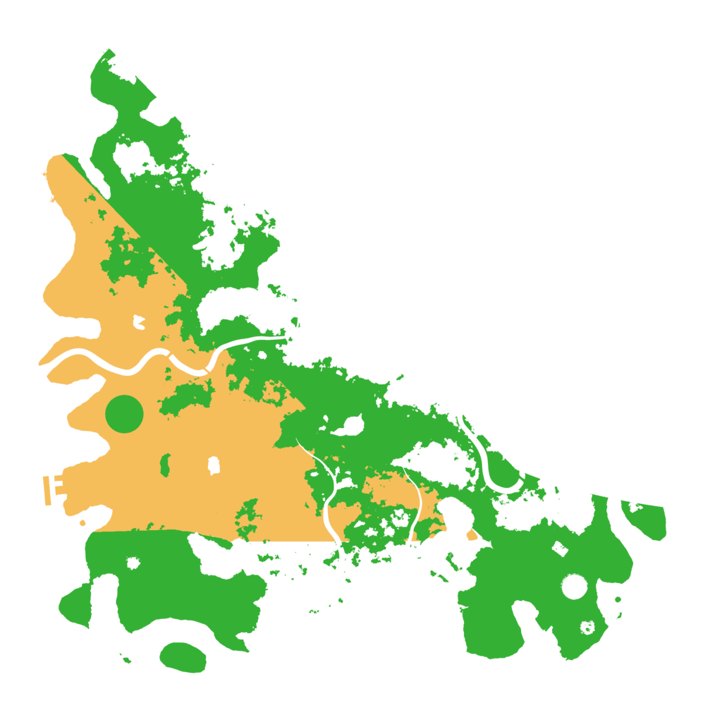 Biome Rust Map: Procedural Map, Size: 5000, Seed: 267522298