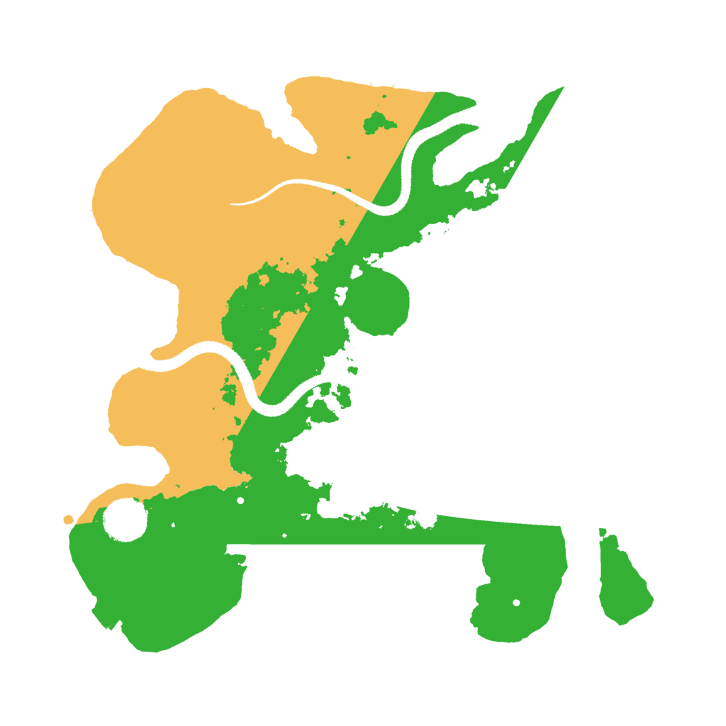Biome Rust Map: Procedural Map, Size: 3000, Seed: 540879460