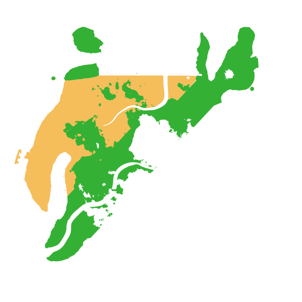Biome Rust Map: Procedural Map, Size: 3000, Seed: 942242173