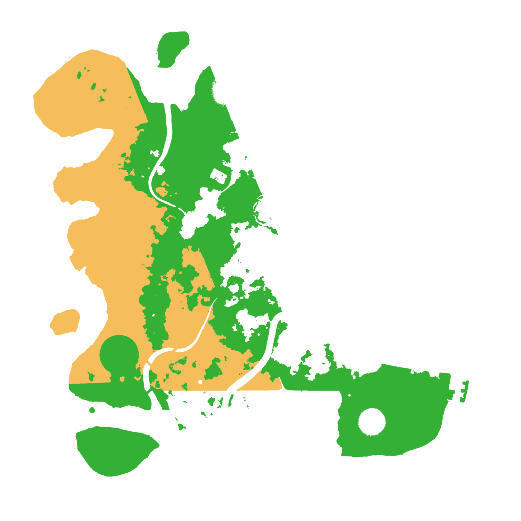 Biome Rust Map: Procedural Map, Size: 3500, Seed: 131489219