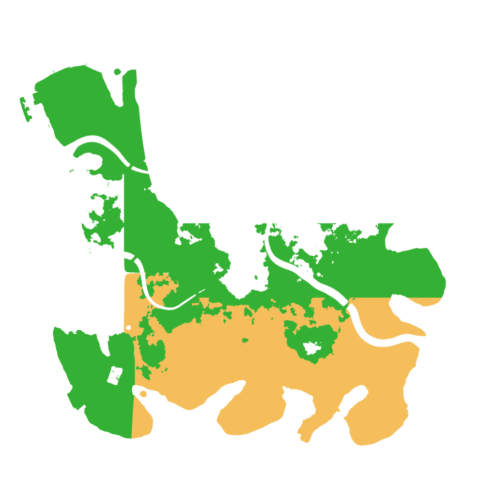 Biome Rust Map: Procedural Map, Size: 3000, Seed: 557017911