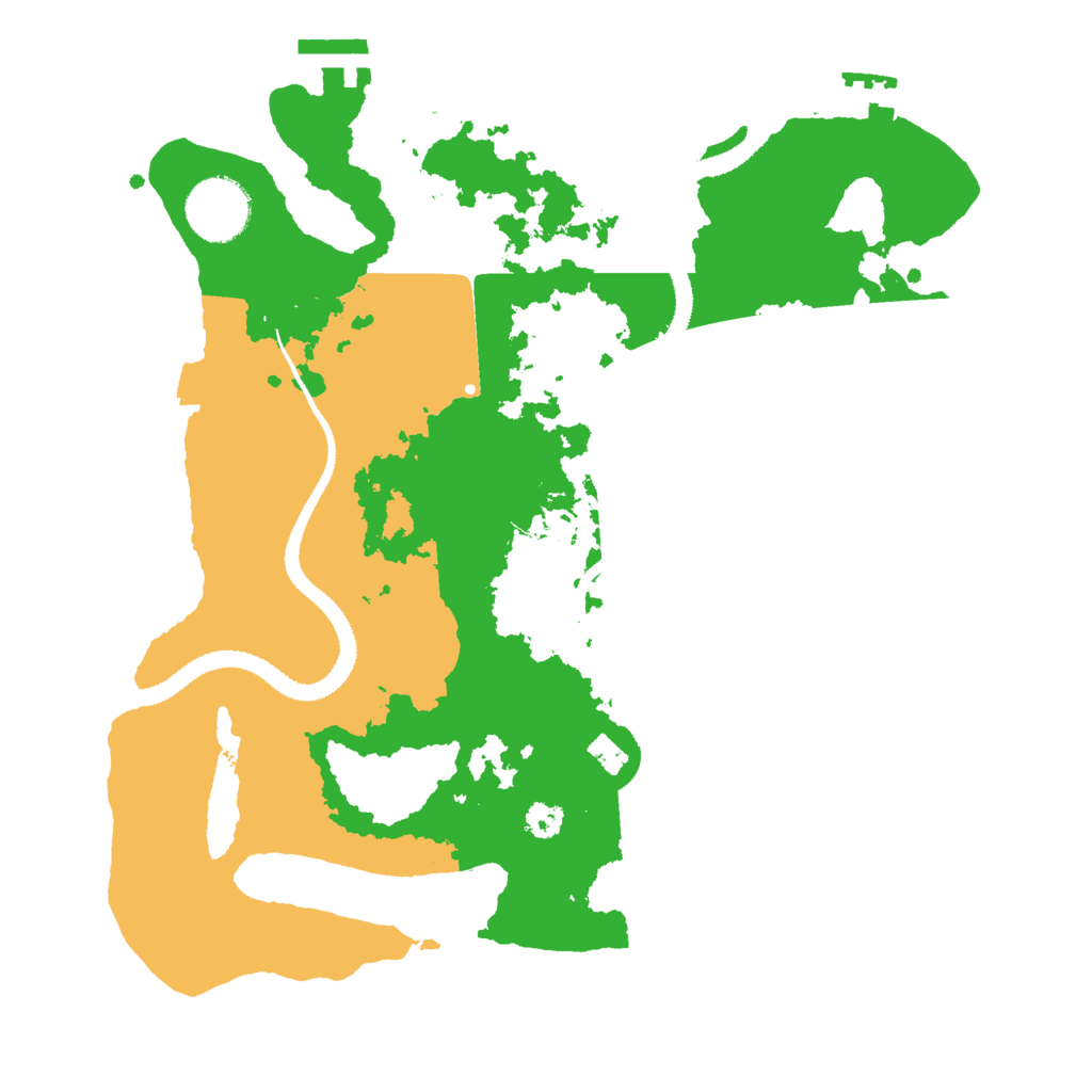 Biome Rust Map: Procedural Map, Size: 3000, Seed: 163734791