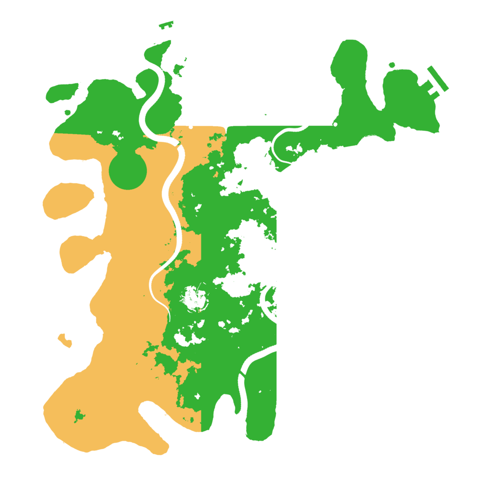 Biome Rust Map: Procedural Map, Size: 3500, Seed: 754286980