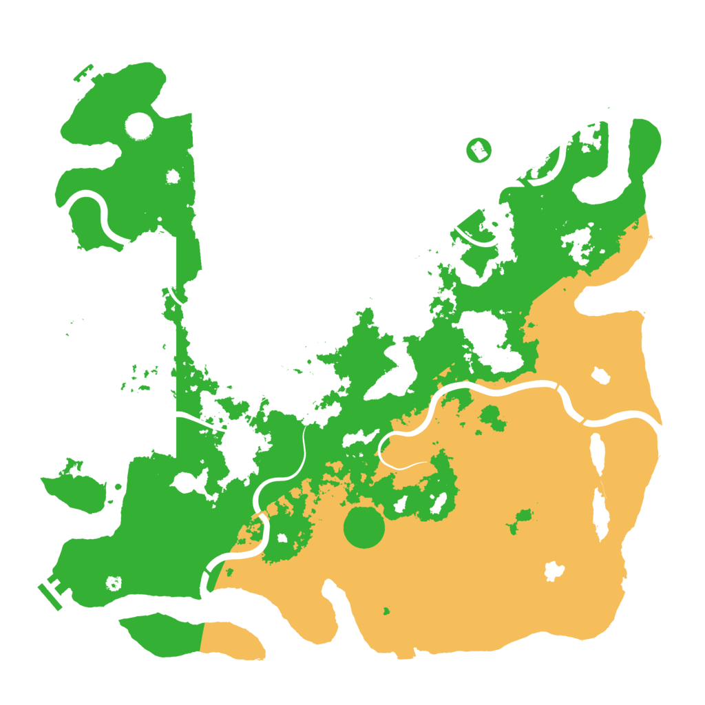 Biome Rust Map: Procedural Map, Size: 4500, Seed: 782451
