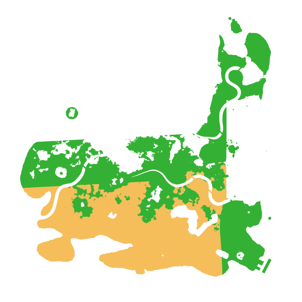 Biome Rust Map: Procedural Map, Size: 4000, Seed: 1161194551