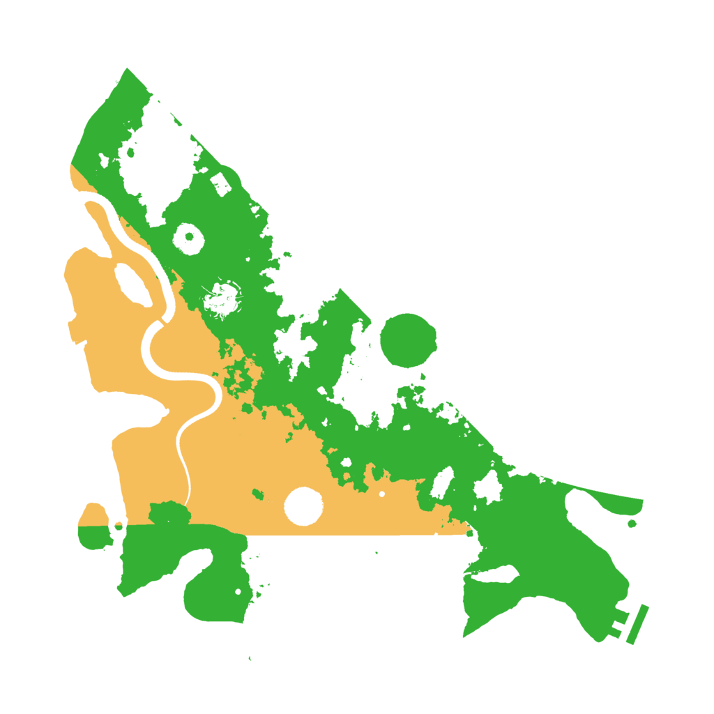 Biome Rust Map: Procedural Map, Size: 3500, Seed: 468207697