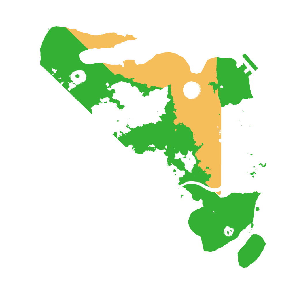 Biome Rust Map: Procedural Map, Size: 3000, Seed: 208743164