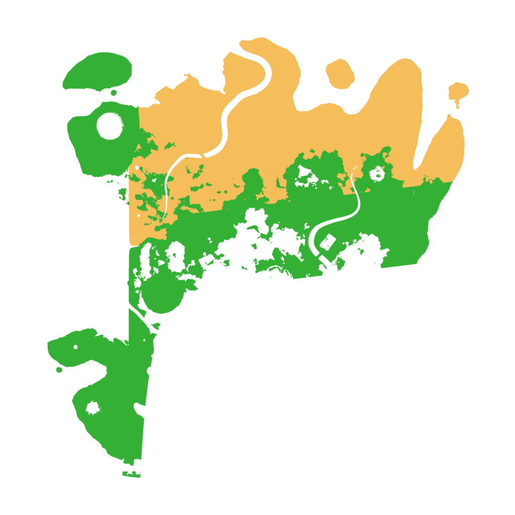 Biome Rust Map: Procedural Map, Size: 3500, Seed: 1266623690