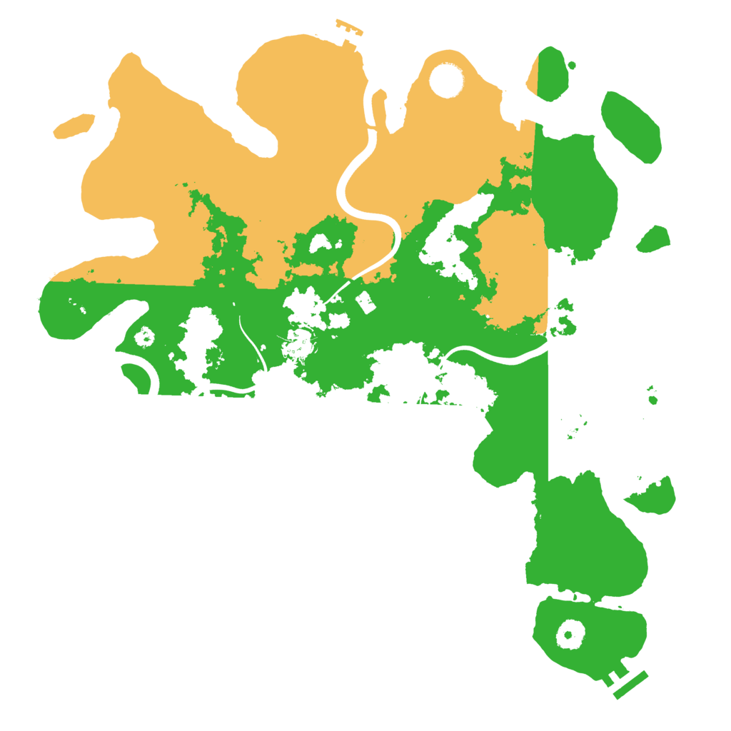 Biome Rust Map: Procedural Map, Size: 3750, Seed: 90