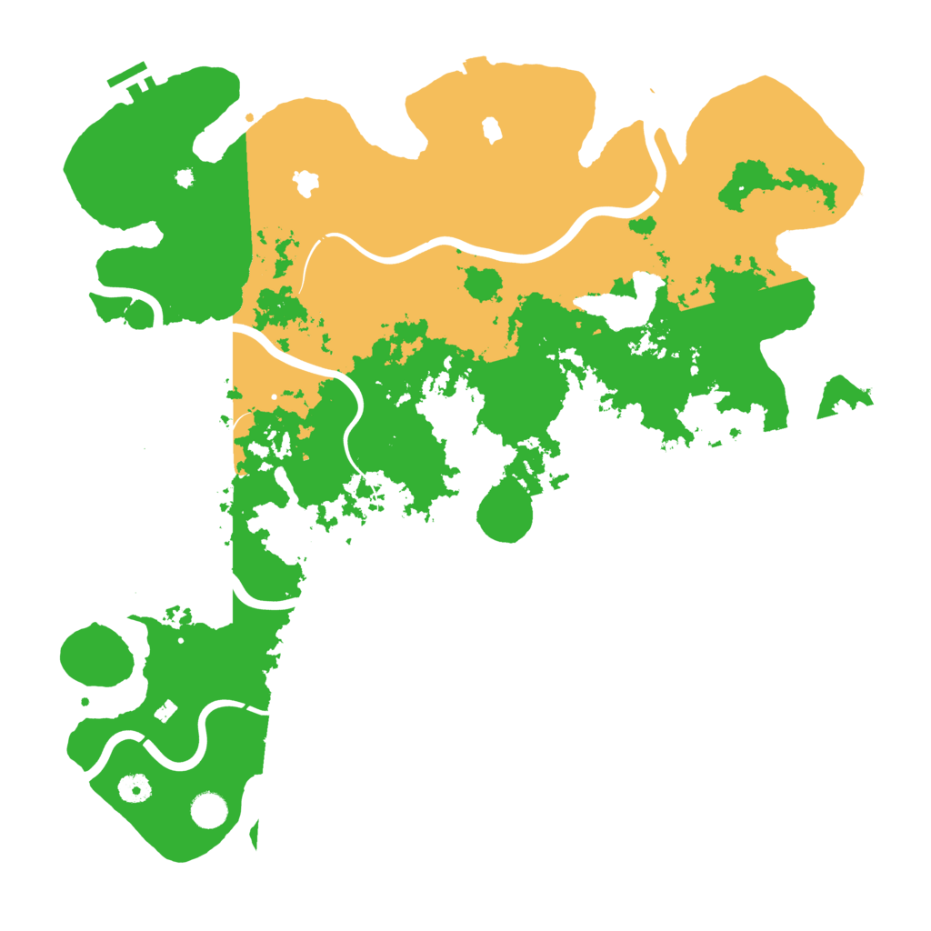 Biome Rust Map: Procedural Map, Size: 4500, Seed: 2136758