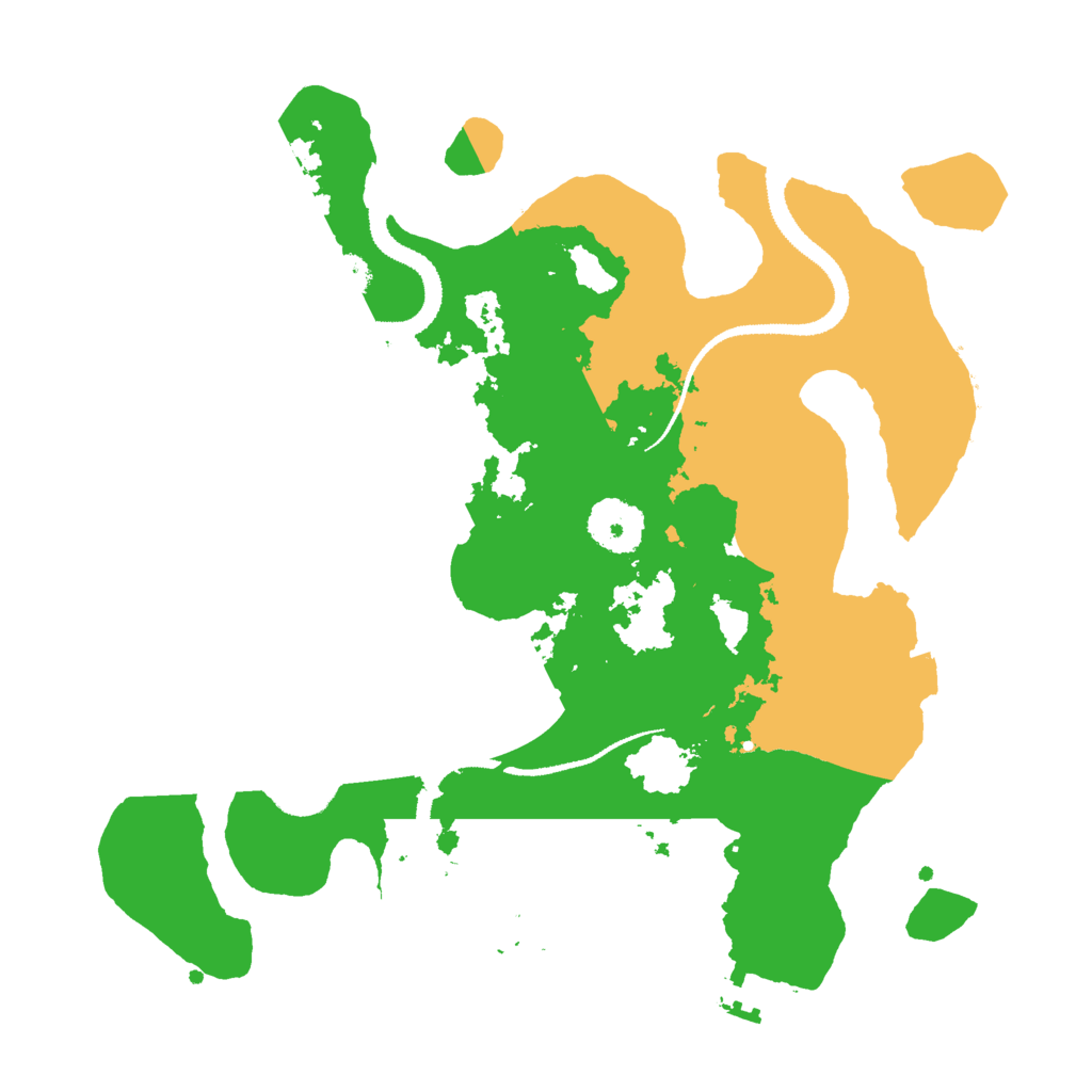 Biome Rust Map: Procedural Map, Size: 3000, Seed: 749186699