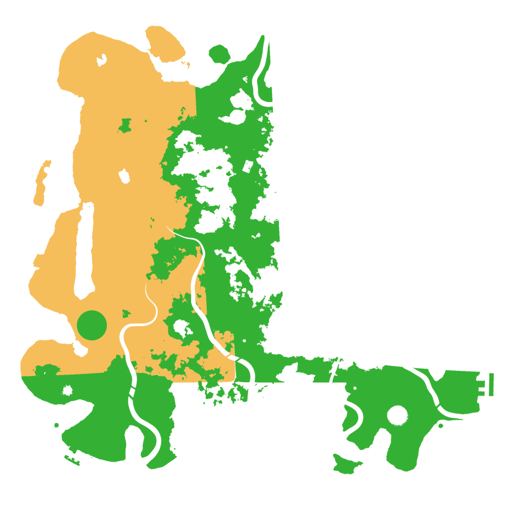 Biome Rust Map: Procedural Map, Size: 4500, Seed: 310521485