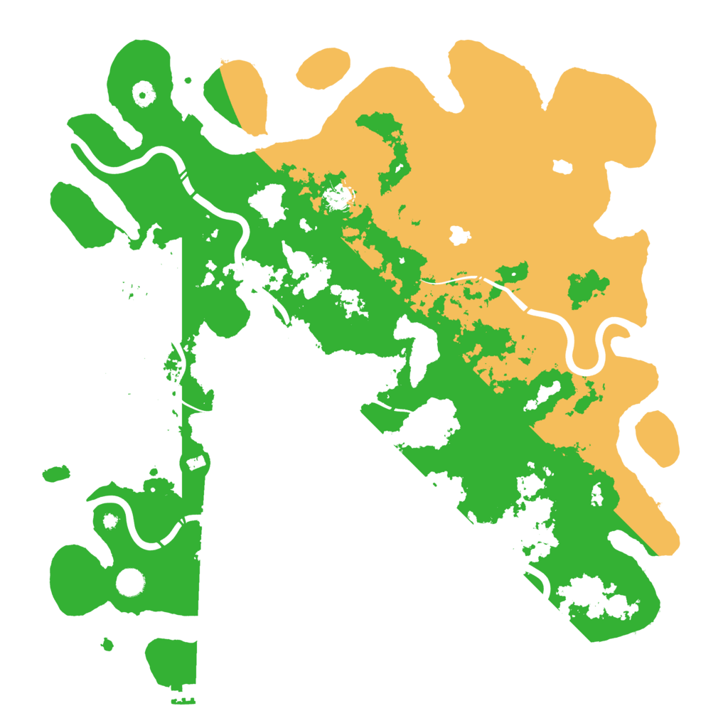Biome Rust Map: Procedural Map, Size: 4500, Seed: 101042635