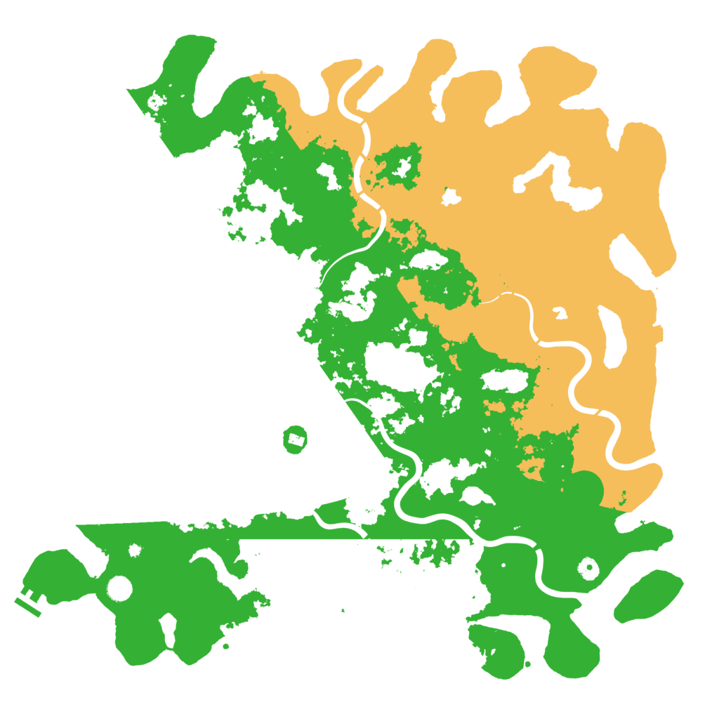 Biome Rust Map: Procedural Map, Size: 5000, Seed: 2020096055