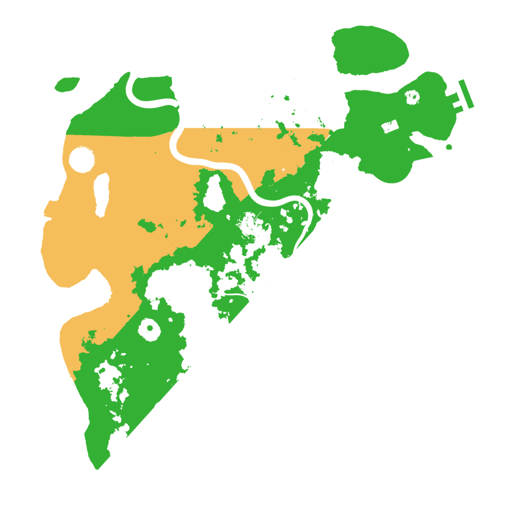 Biome Rust Map: Procedural Map, Size: 3500, Seed: 350958712