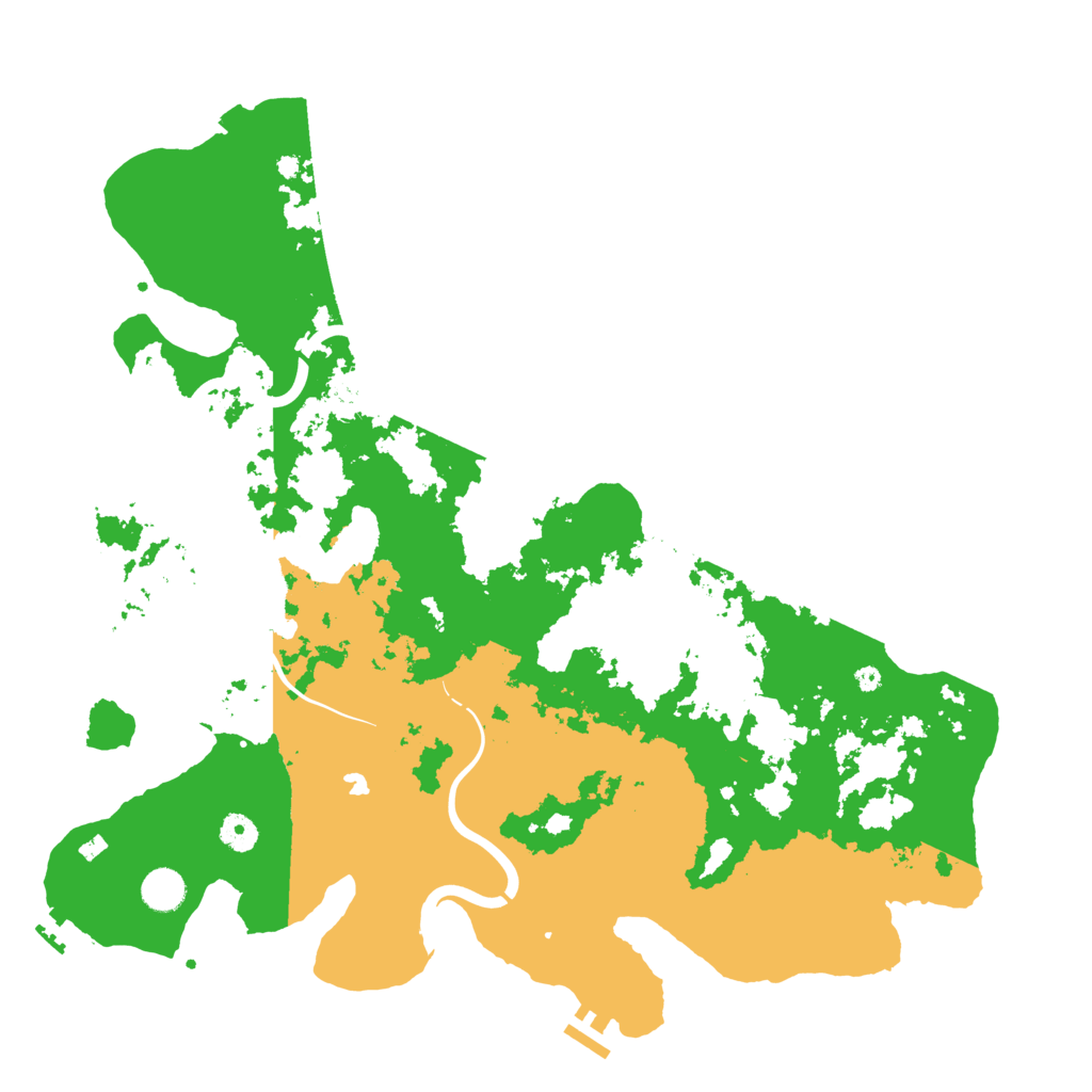 Biome Rust Map: Procedural Map, Size: 4400, Seed: 1713007146