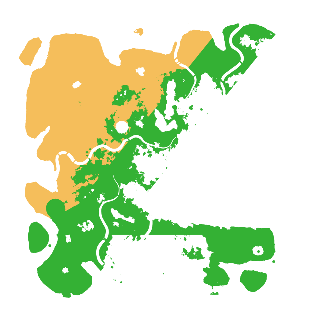Biome Rust Map: Procedural Map, Size: 4500, Seed: 397085423