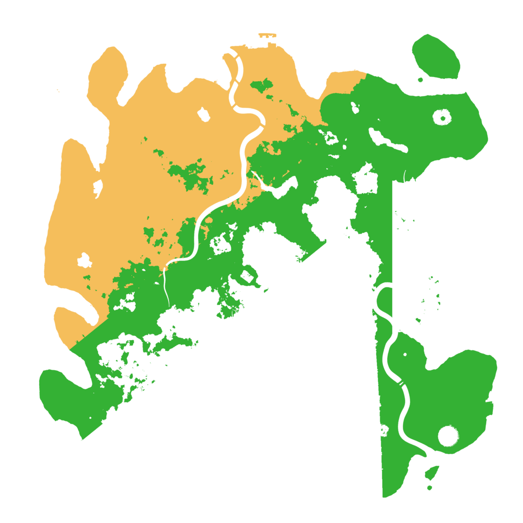 Biome Rust Map: Procedural Map, Size: 4500, Seed: 1559400893