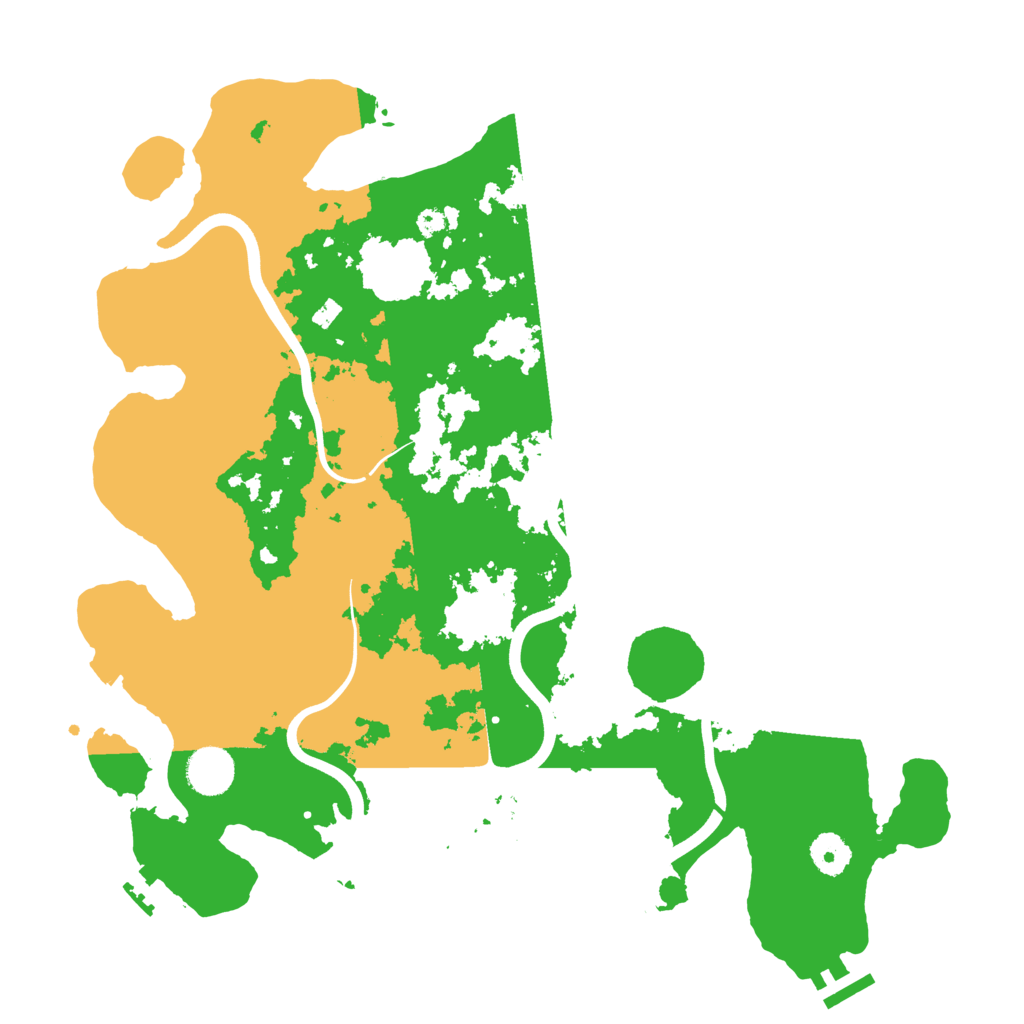 Biome Rust Map: Procedural Map, Size: 3800, Seed: 1011000