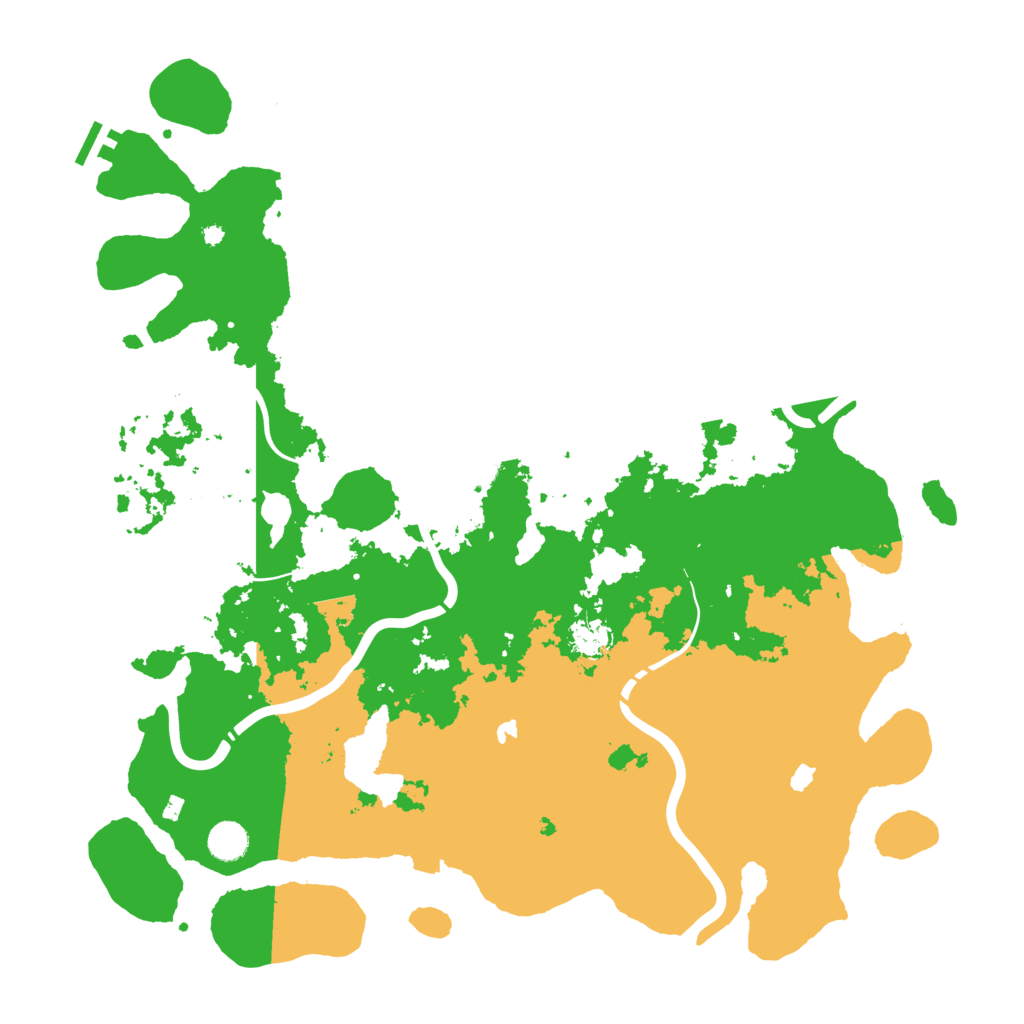 Biome Rust Map: Procedural Map, Size: 4500, Seed: 1896413807