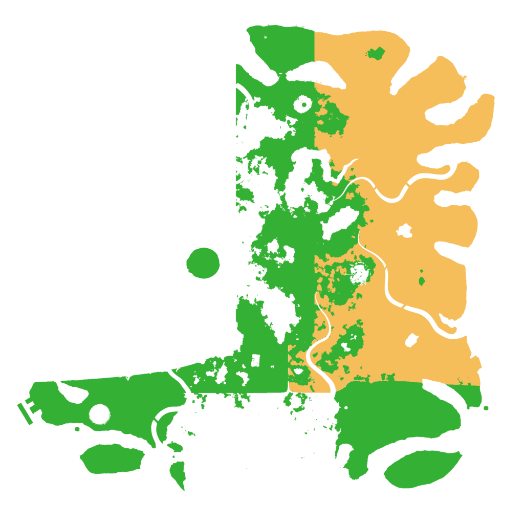 Biome Rust Map: Procedural Map, Size: 4500, Seed: 1146819706