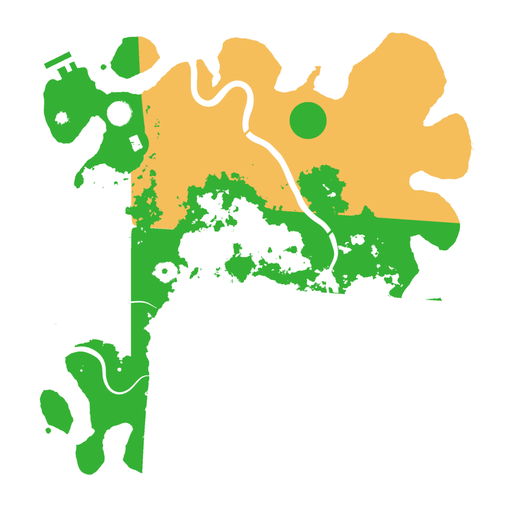 Biome Rust Map: Procedural Map, Size: 3750, Seed: 1001409989