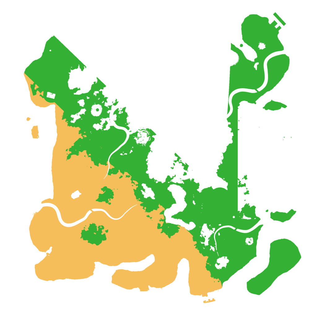 Biome Rust Map: Procedural Map, Size: 4050, Seed: 1092423282